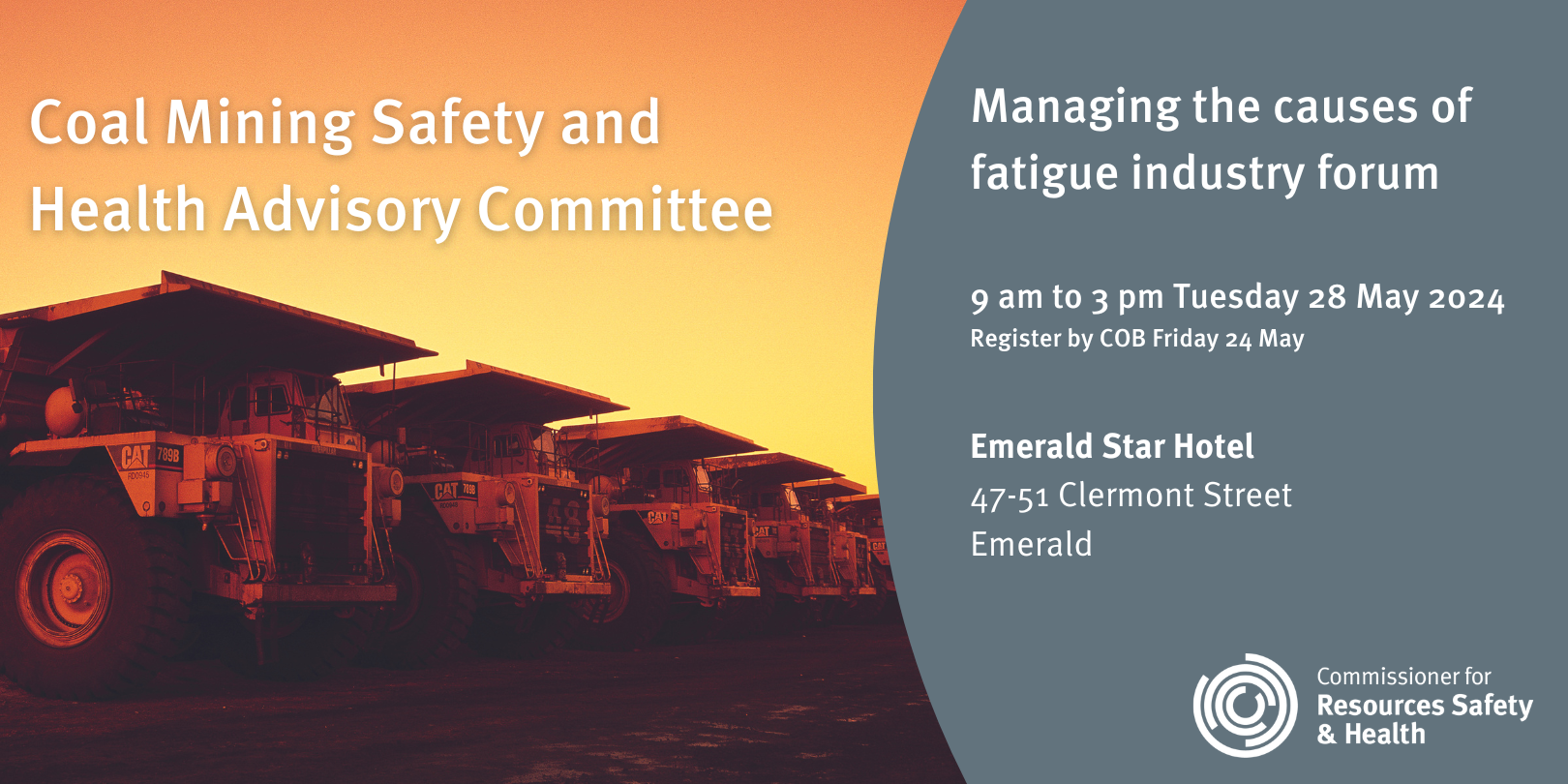 Fatigue management forum banner
